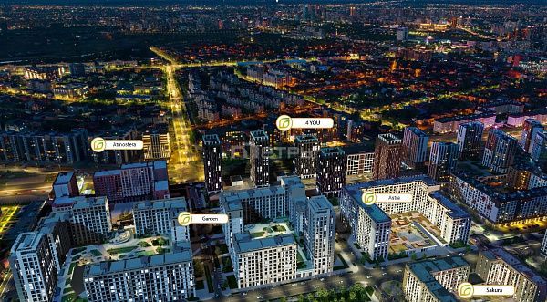 2 комнатная ЖК Greenline 4You