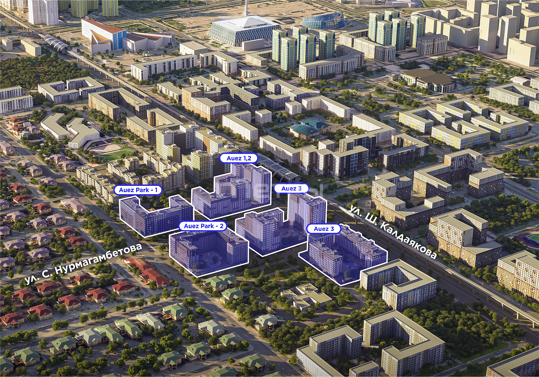 1-ком Capital Park Vector