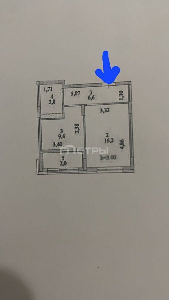 2 ком. жк Salman City
