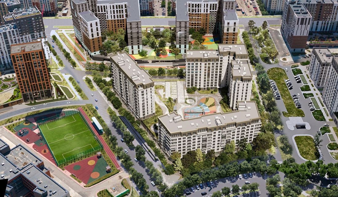 3 комнатная ЖК Capital park Vector