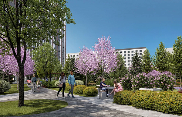 2 комнатная ЖК Greenline Garden 2