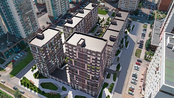 ЖК Saryn 1 комн 38.59 м²