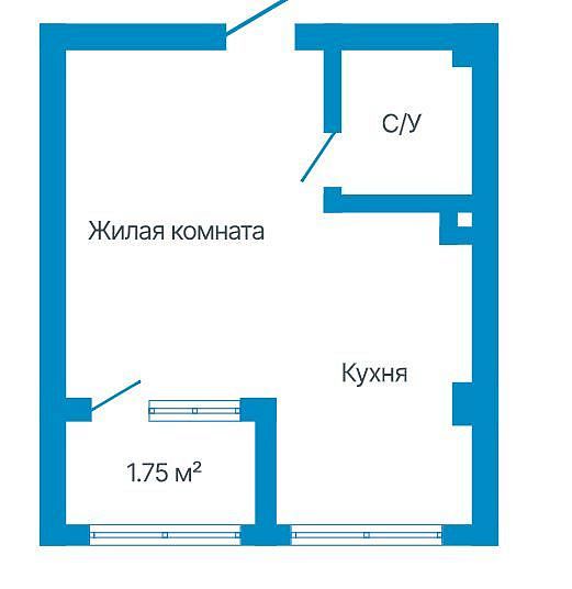 1-комнатная квартира, 31 м², 3/12 этаж, Тауелсиздик 60 — Панфилова