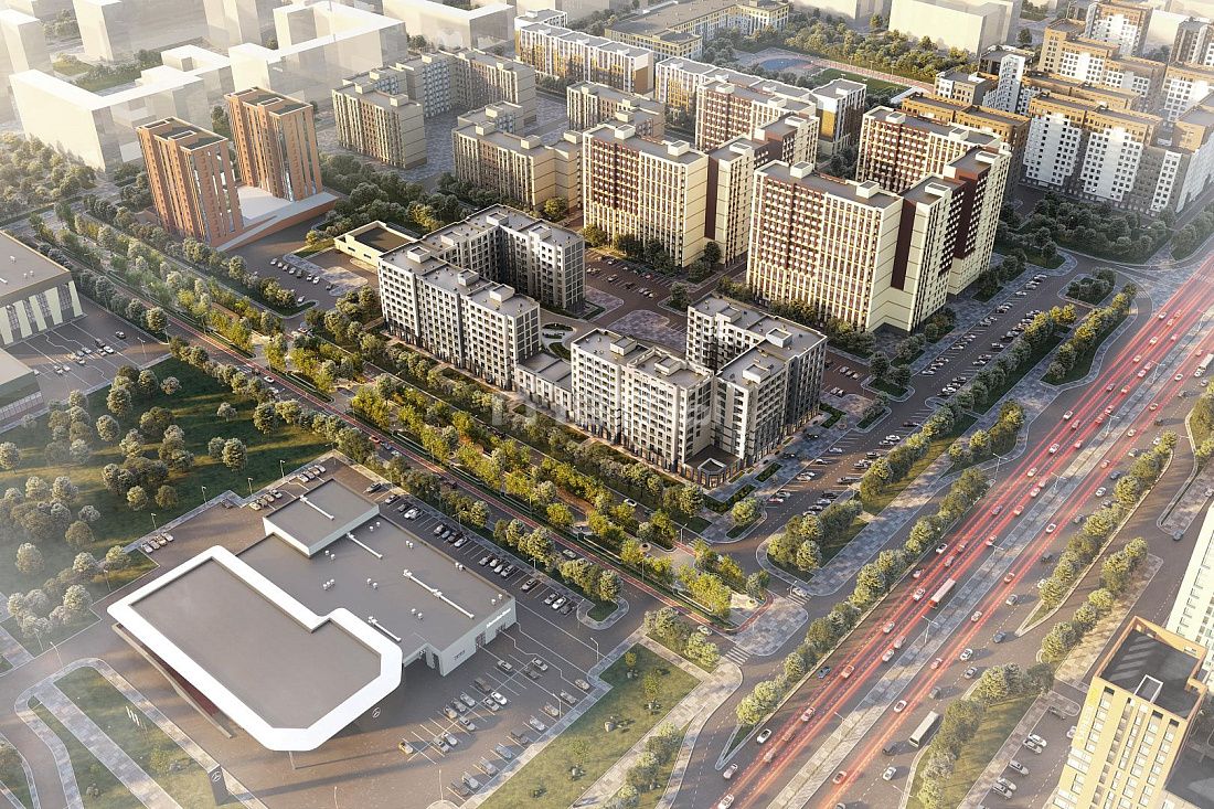 3-комн. в ЖК Bozjyra  90.77 м²
