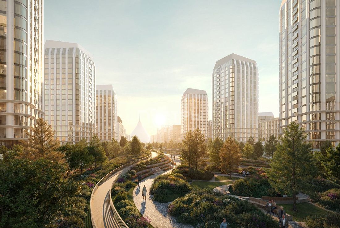 2 комнатная ЖК Greenline Garden 2