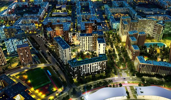 3 комнатная ЖК Capital park Vector