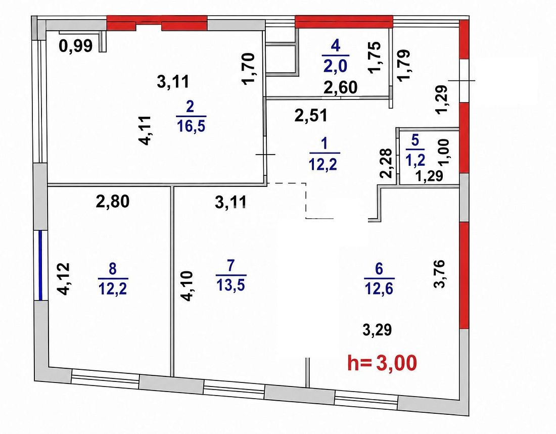 3 комн кв Nexpo Classic