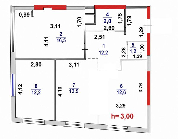 3 комн кв Nexpo Classic