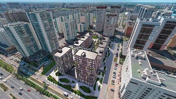 ЖК Saryn 2 комн 56.58кв