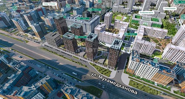 2 комнатная ЖК Greenline 4You